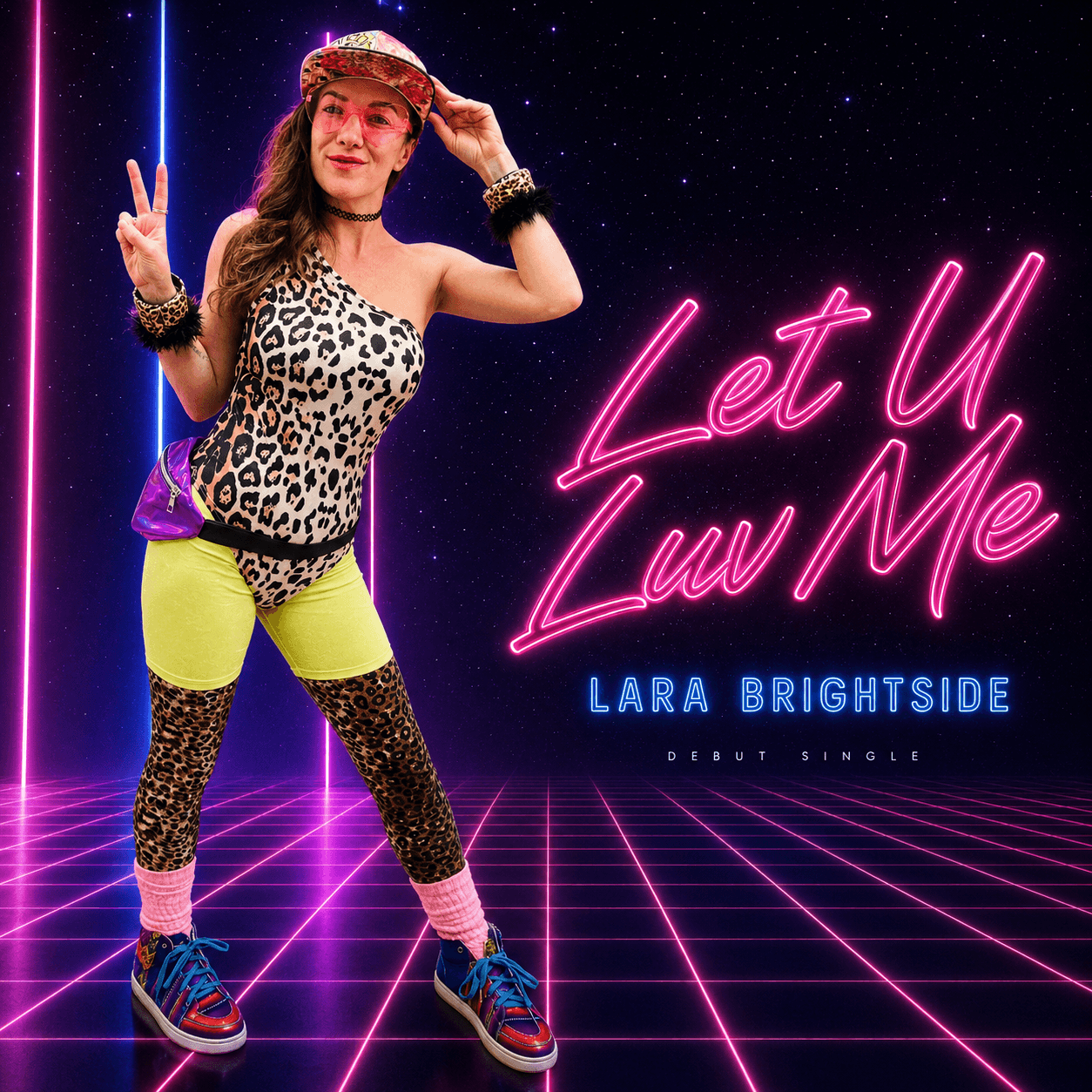 Cover artwork for Lara Brightside’s debut single, Let U Luv Me.